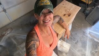 Small project BIG result! Using bleach on this Antique Toy Box!