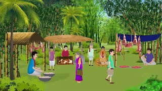 जंगल में मांस का बाजार | Hindi Story | Hindi Kahaniya | Moral Stories | cartoon story