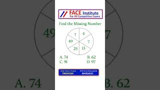Find the Missing Number #quiz #gk #apjobsupdates #faceinstitute #shorts