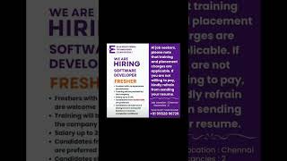 Job vacancy 2024 | Jobs for freshers 2024 #swathinarbavi #jobs2024