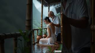 ASMR rain sound for sleep and relaxation | Rain in mountains #shorts #rain #relax #viral #ai