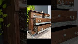 Flipping Furniture upcycle furniture verdigris technique #flippingfurniture  #diy #restoredfurniture