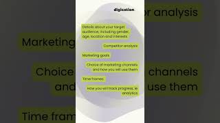 What to include in your #marketingstrategy! #digitalmarketingforbeginners #growyourbusiness