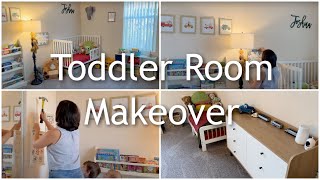 Toddler Boy Room Makeover 2024 | Shared Boys Room | Montessori-Inspired Ideas