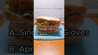 What is required when working with ready to eat foods? #foodsafety#servsafe@cfpm
