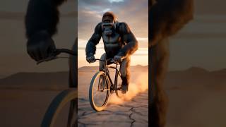 The Brave Gorilla Saves the Girl | Emotional Rescue Story #aivideo #aishort #aistory