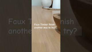 FAUX TIMBER finish. Light/ coastal Another way to try? #fauxfinish #fauxtimber #paintedfauxwood
