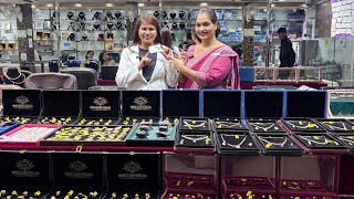 Cheapest Gold Jewellery Market in Delhi | Gold Rings Bangles Necklace Pendant Sets