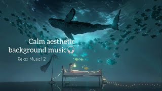 🎵 Calm aesthetic background music🎵Relaxing Music For Sleep🎵#musicforsleep #musicforreadingbooks