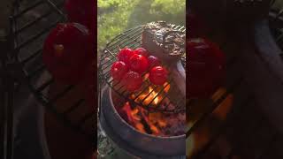 Backyard Ribeye Steaks on the Wizard Fire Pit 🔥🥩
