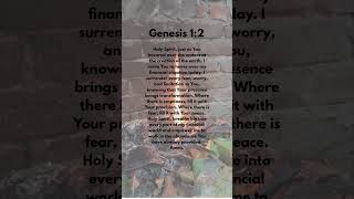 Pray Genesis 1:2 Over Your Finances #kingdom #moneymindset