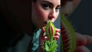 "Plants That Eat Insects? #VenusFlytrap #CarnivorousPlant#CrazyNature #PlantsCanHunt #NatureIsWild