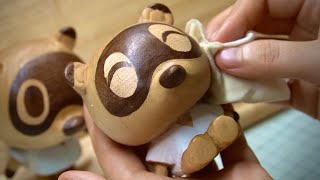 웽알웽알! 나무로 깎은 콩돌이 밤돌이