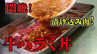 【漬け込みダレ！】自宅で出来る！簡単牛ハラミ丼レシピ！