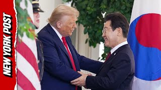 トランプ大統領、韓国の新大統領をホワイトハウスに歓迎