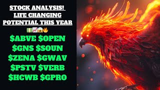 $ABVE $OPEN $GNS $SOUN $ZENA $GWAV $PSTV $VERB $HCWB $GPRO