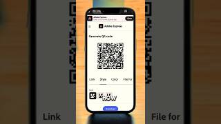 Make Custom QR Codes for FREE with Adobe! 🔥#qrcode  #freetools #techtips #technology#shorts #adobe
