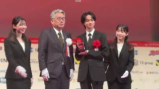 第79回毎日映画コンクール表彰式　スポニチグランプリ新人賞　越山敬達さん