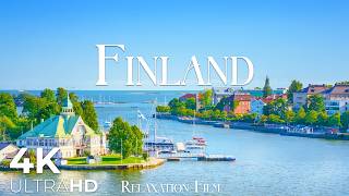 Finland 4K • Scenic Nature Relaxation Film with Peaceful Meditation Music