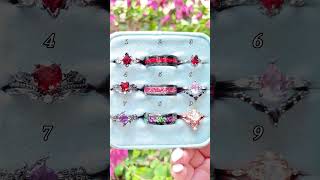 ✨ Which Ring Is Your Vibe? #couplerings#gemstonerings #colorfulrings #statementrings #uniquejewelry