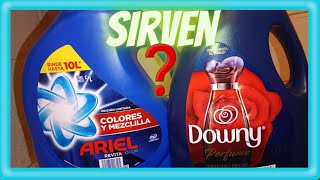 🛑 Probando jabón líquido Ariel mezclilla y Downy pasión #4k #encasadecindy #rutinadelavado