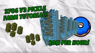 3706 v3 Pickle Farm Tutorial | Best Pickle Farm On Donut SMP