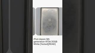 iPod classic 5th generation A1136 30GB White [Tested][READ]