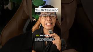 Prospect: "I need to think about it"