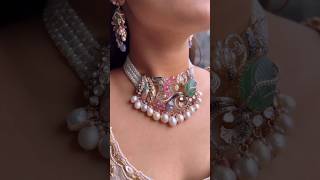 Artificial Jewellery Chokar Necklace and Earrings #trending #necklace #jewellery #earrings #shorts