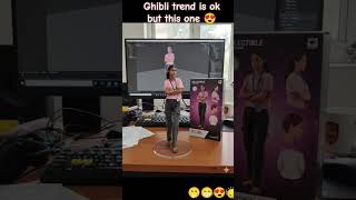 Ghibli trend is ok but this one 🕐#anime #gemini #shorts