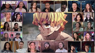 Demon Slayer Season 4 Episode 7 Reaction Mashup | Kimetsu no Yaiba 鬼滅の刃