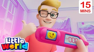 Daddy is sick 🤒 Kids Songs & Nursery Rhymes by Little World