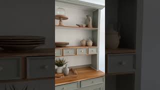 IT's HUGE! HutchDresser transformation  #beforeandafterfurniture #furniturerenovation #furnitureflip
