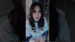 YOU WALK A PATH NOT MANY PEOPLE CAN HANDLE  #Tarot #chosenones