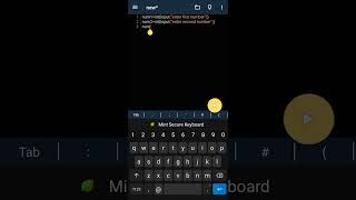 Add two numbers in Python Program #pythonprogramming #coding #computerscience