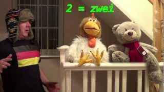 Learn German - How to say "1 - 10" - German language lessons - PGJJ ( German counting song )