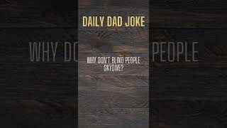 why don't blind people skydive?#dadjokes #dadhumor #funny #dadjokesforlife #comedy