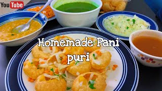 Homemade Pani Puri | Golgappa | Puchka| How to make | Recipes | #shorts #short #viral #trending #new