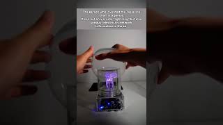 Tesla coil create lightning, but it can also conduct electricity through air. #teslacoilspeaker