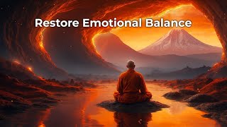 Restore Emotional Balance 🟠 Relaxing Music for Inner Peace | Relieve Stress & Anxiety | Monk Mode