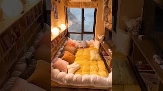 Cozy Cabin with Rain Storm #relaxing #rainoundforsleep #relax