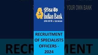 INDIAN BANK VACANCIES| current job openings    #youtubeshorts #shortsfeed #shortsbeta