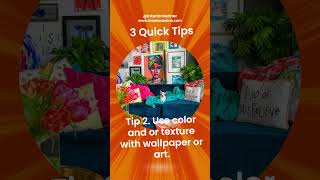 How to Create a Statement Wall #statementwall #featurewall #interiordesign #homedecor