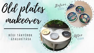 Repurposed Home Decor – Old Plates Makeover ~ DIY ~ Trash to Treasure