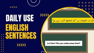 || Daily use English sentences || #dailyusesentences