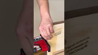 Installation of wooden edges on a table or chair to make it look neat, sturdy, and well-finished