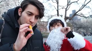 ASIAN SANTA - BLINKERS FOR GIFTS! 