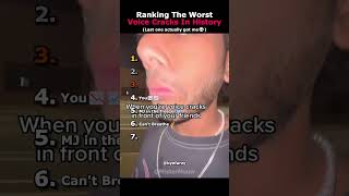 Ranking The Worst Voice Cracks In History