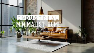 Modern Industrial Minimalist Home Design with Cheap and Best Home Decor Items