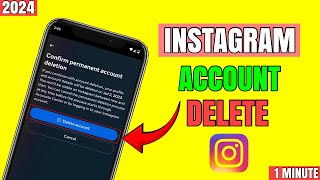 Instagram account delete kaise kare permanently | Insta id delete kaise kare 2024